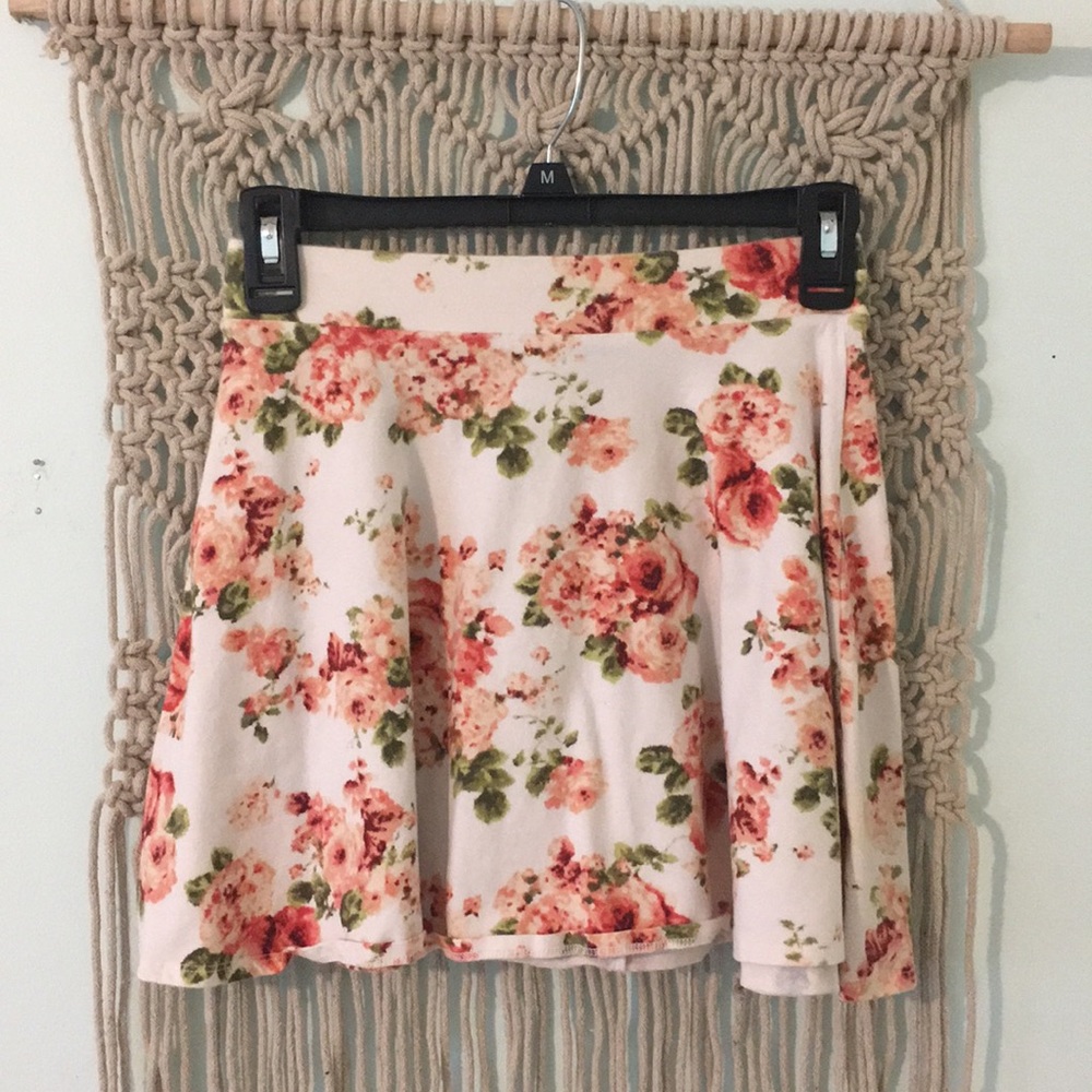 floral hipster skater skirt